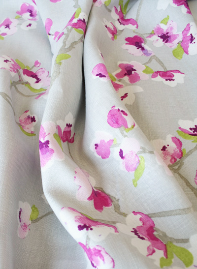 Subtle and feminine, if you are willing to commit, this fabric would make lovely drapes. 